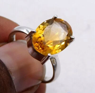 Großhandel Viele Ring Natürlich Citrin Edelstein 925 Sterling Silber - Bild 1 von 4