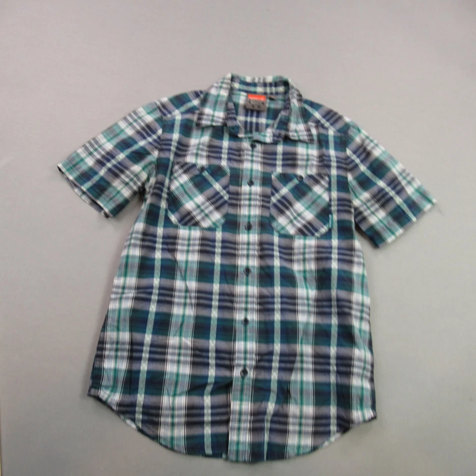 Merrell Shirt Mens Small Short Sleeve Button Front Lightweight Optiwick UPF - Image 1 of 4