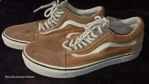 vans shoes men 8.5 women 10 Tan Brown - Picture 1 of 6