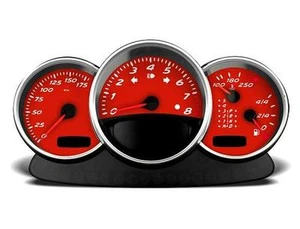 Red Gauge Face Color Change for Style 2 - Addon (S2-26) - Picture 1 of 1