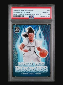 2024 Panini Donruss Optic White Hot Rookies #6 Stephon Castle PSA 10 - Bild 1 von 2
