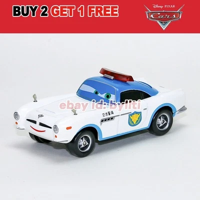 美泰迪士尼皮克斯汽车 2 保安 Finn 1:55 压铸汽车玩具,全新散装 — 第 1/4 张图片