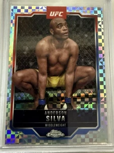 2025 Topps Chrome UFC #44 Anderson Silva X-Fractor - Picture 1 of 2
