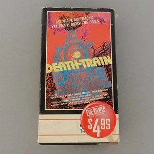 The Death Train VHS Australian Horror Thriller 1985 Paragon Video - Picture 1 of 4