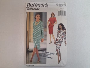 Patrón Butterick - Vestido Misses (12-16) #6694 - Sin cortar - Imagen 1 de 6