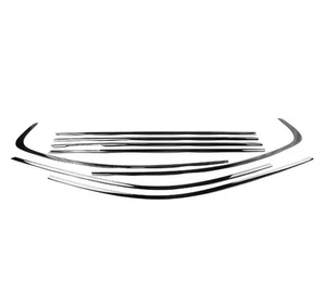 Embellecedores de ventana negros cromados oscurecidos BMW Serie 3 F30 2013-18 - Imagen 1 de 1