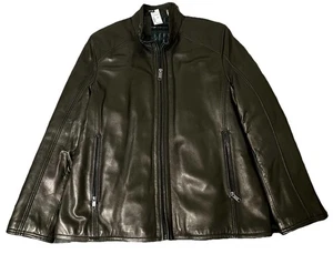 Neu $ 630 Marc New York by Andrew Marc dunkelbraune Herren-Lederjacke Größe 3XLT - Bild 1 von 18
