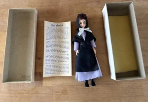 Vintage Amish Souvenir Puppe Lancaster Pennsylvania Mädchen Schlafaugen Originalkarton 7 Zoll - Bild 1 von 19