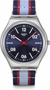 Swatch Unisex Casual Watch Green Stainless Steel Quartz Casual Stripe - Picture 1 of 10