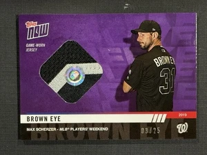 2019 Topps Now Players Weekend PW 178 3/25 Purple Max Scherzer Nationals - Picture 1 of 2