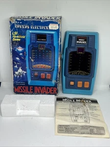 Bandai Missile Invader Hand Held Game Works Well With Instructions - Picture 1 of 11