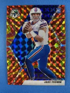 Jake Fromm 2020 Panini Mosaic #242 Prizm Reactive Orange RC Buffalo Bills - Imagen 1 de 2