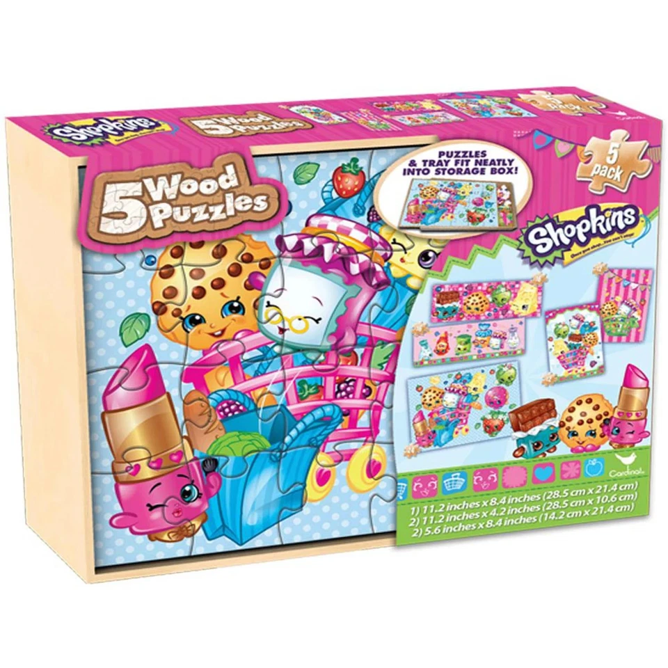 Набор деревянных головоломок Shopkins 5 - Изображение 1 из 1