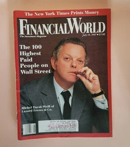July 14, 1987 edition of Financial World magazine, - Imagen 1 de 1