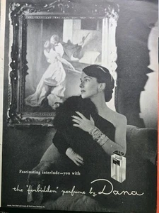 1945 Dana Tabu the Forbidden Perfume fascinating interlude vintage ad - Imagen 1 de 1