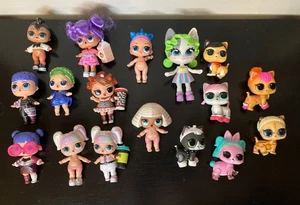 L.O.L. Surprise! Dolls/Pets Lot - 11 Dolls 6 Cats Good Condition Toy Lot - Picture 1 of 7
