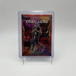 2024 Panini Rookies & Stars - Thrillers Michael Penix Jr. #T-MPJ Red Plaid (RC) - Picture 1 of 2