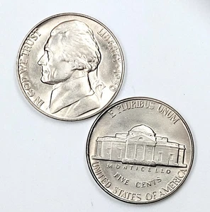 1950 UNCIRCULATED JEFFERSON NICKEL CHOICE TO GEM BU - Picture 1 of 2