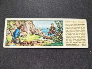 1935 Ty-Phoo Swiss Family Robinson Card # 23 Fritz finds Jenny Montrose (VG/EX) - Picture 1 of 3