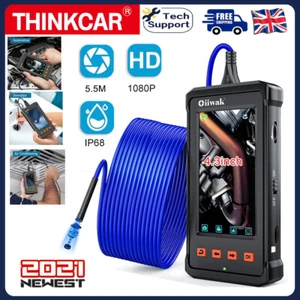 5.5mm Industrial Inspection Endoscope Camera 4.3" HD Automotive Borescope Camera - Picture 1 of 32