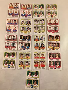 sympa lot de carte 1983 - 83 France / divers / division 2 stickers ( panini ) 1 - Foto 1 di 1