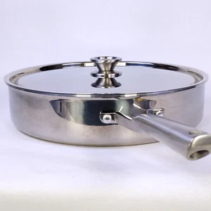 Ninja Everclad 5 qt 12" Saucepan & Lid C90150A/2423 Induction Safe Lightly Used - Picture 1 of 10