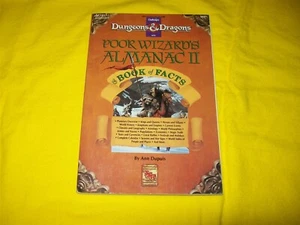POOR WIZARDS ALMANAC BOOK OF FACTS II DUNGEONS & DRAGONS CHALLENGER SERIES - 3 - Picture 1 of 2