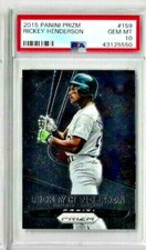 2015 Panini Prizm Rickey Henderson PSA 10