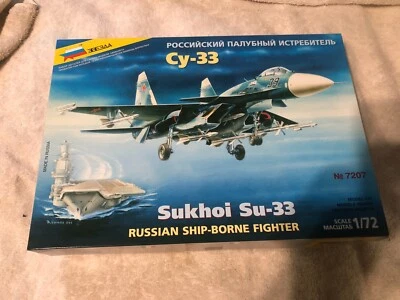 Kit Modelo Zvezda SUKHOI SU-33 CY-33 Nuevo Caja Abierta Escala 1/72 Ruso Foto 1 de 2