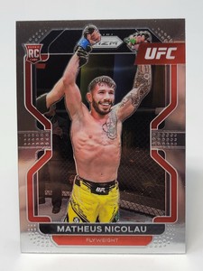 2022 Panini Prizm UFC MATHEUS NICOLAU RC Base Prizm #168