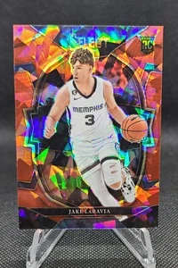2023 Panini Select Jake LaRavia Concourse rojo agrietado hielo prizm radiocontrol - Memphis #94 - Imagen 1 de 2