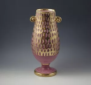 VASO RAYMOR METÀ SECOLO ITALIA FIRENZE INCISO ORO E ROSA IMPRONTA POLLICE #2 - Foto 1 di 5