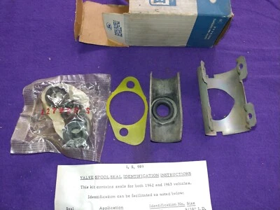 Kit de válvula de control de dirección asistida Ford 1962-1963, NOS C2AZ-3A650-B Galaxie, Fairl Foto 1 de 4