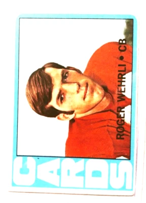 ROGER WEHRLI HOF 1972 TOPPS # 59 EX- NM - Image 1 of 2
