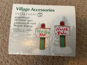 Department 56 Lebkuchen Weihnachtsschilder #6009792 (VERSANDKOSTENFREI) - Bild 1 von 2