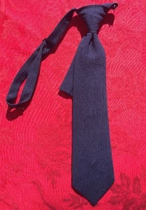 👔 CORBATA CUELLO NIÑO Pre-Anudada Azul Marino Correa Ajustable Primera Comunión Formal 13" - Imagen 1 de 4