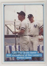 1982 ASA The Mickey Mantle Story Blue Back Mickey Mantle Don Larsen #68 HOF