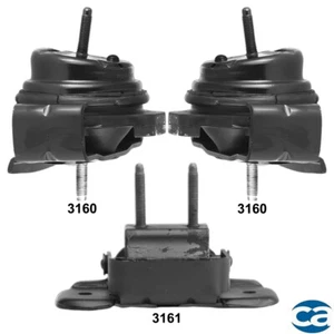 Soportes de motor y transmisión 3 piezas, se adaptan a Pontiac Solstice, Saturn Sky; 2,0/2,4 L - Imagen 1 de 4