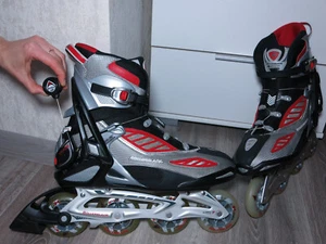 Super Inliner von ROLLERBLADE Gr. 47,5 k2 Skates NP 220,- - Bild 1 von 11