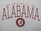 Alabama Crimson Tide White T Shirt. Women XL Slim Fit. Russell. NWOT