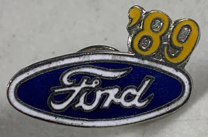 De colección Ford '89 1989 Logo Solapa Sombrero Chaqueta Camisa Mochila Prendedor - Imagen 1 de 2