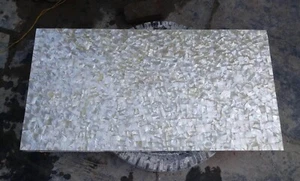 Mother of Pearl Dining Table Top, Marble Table Top, Center Living Room Desk Top - Picture 1 of 8