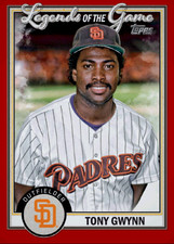 Topps Bunt Legends of the Game 23 S1 Red Base Tony Gwynn Super Rare