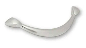 (100-Pack) 3-3/4" Smiley Pull Satin Nickel - Picture 1 of 1