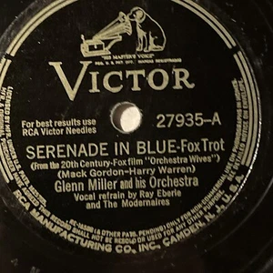 10" 78 RPM-Glenn Miller-Serenade in Blue/That's Sabotage/Victor 27935 - Picture 1 of 4