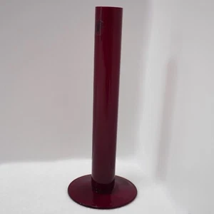 ¡Vintage! IKEA - Jarrón de vidrio rubí - ¡Excelente estado! *Un pequeño defecto de fabricación* - Imagen 1 de 11