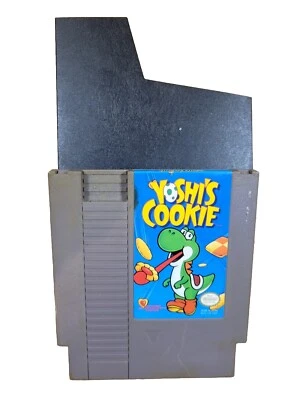 Vintage 1992 Nintendo NES YOSHI'S COOKIE Working Game Cartridge Only, Preowned - Image 1 of 4