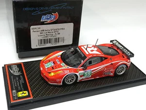 BBR 1:43 FERRARI 458 ITALIA GT2 GTE PRO 24H LE MANS 2012 LUXURY RACING BBRC96 - Picture 1 of 2