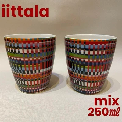 Iittala Origo Mix Mug Cup 0.25L 10th Anniversary Set Of 2 Pair Set - Image 1 of 4