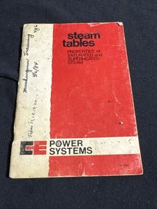 1967 ASME Steam Tables CE Power Systems Engineering Paperback Eleventh Printing - Picture 1 of 10